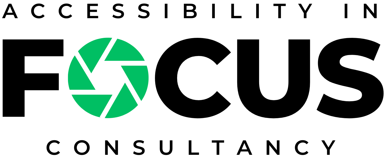 Accessibility in Focus: Consultancy logo